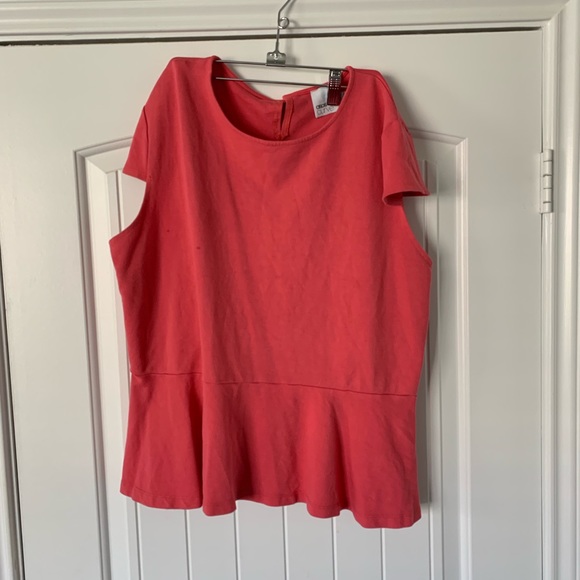 ASOS Curve Tops - Pink peplum top